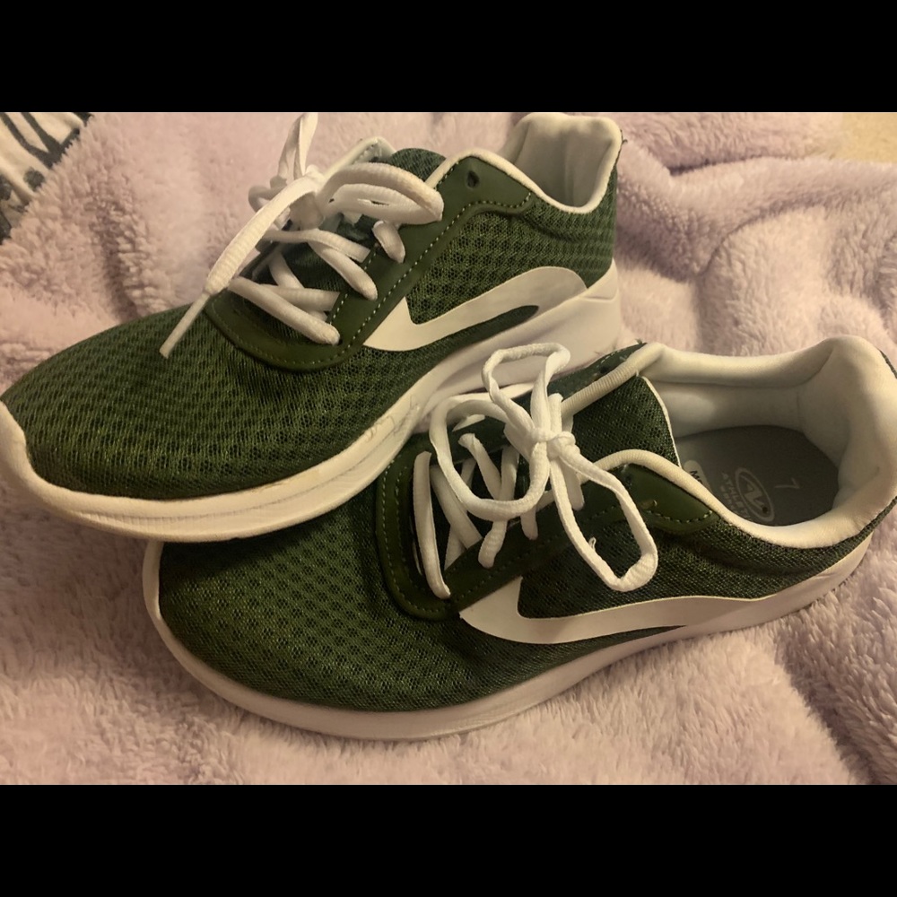 Olive Green tennis shoes